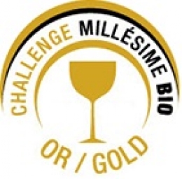 Mdaille d'Or pour L'Ame de la Terre 2004 au Challenge Millsime Bio 2015