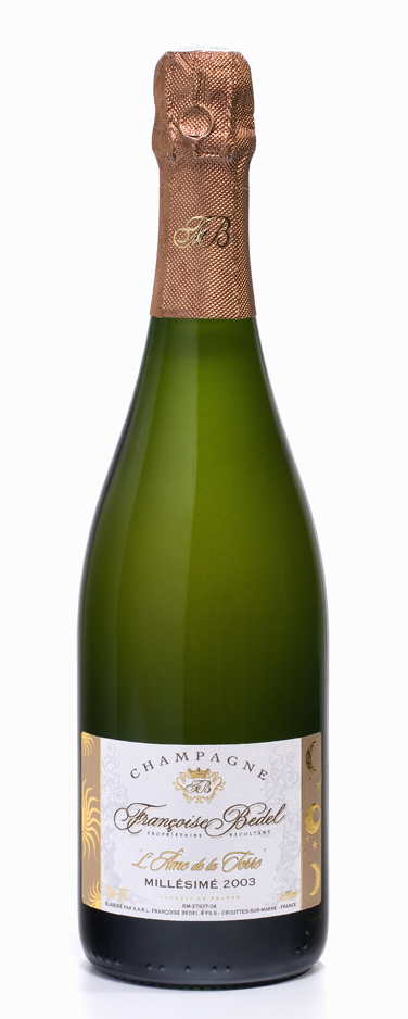 D&eacute;tail de la cuv&eacute;e L'Ame de la Terre Mill�sime 2003